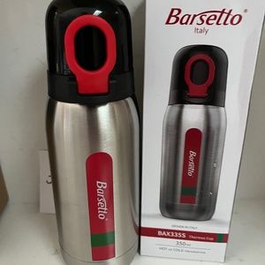 New Barsetto thermos cup, Barsetto Italy hot/cold, Barsetto Italian Vacuum flask